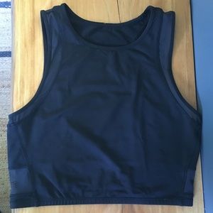 Lululemon Black CropTraining Tank